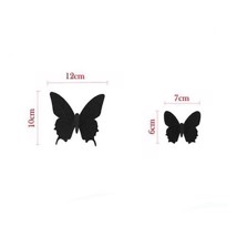 Walplus 3D Butterfly in Black Wall Sticker